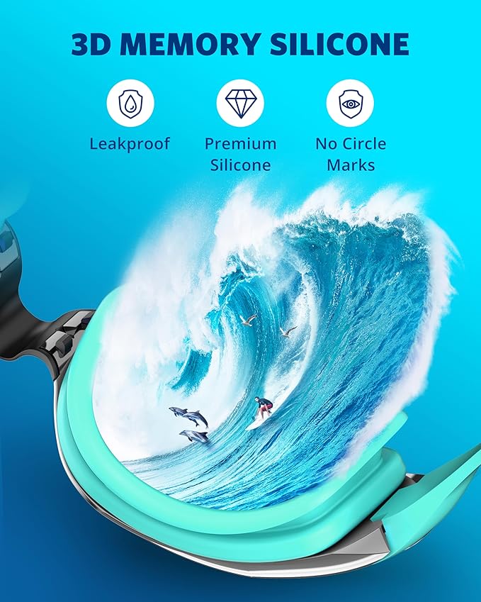 Aegend Swim Goggles, Swimming Goggles No Leaking Full Protection Adult Men Women Youth-StrideForce Fitness