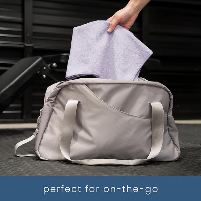 S&T INC. Microfiber Gym Towels, Yoga Towel for Home and Gym Bag, 16 Inch x 27 Inch, 6 Pack-StrideForce Fitness