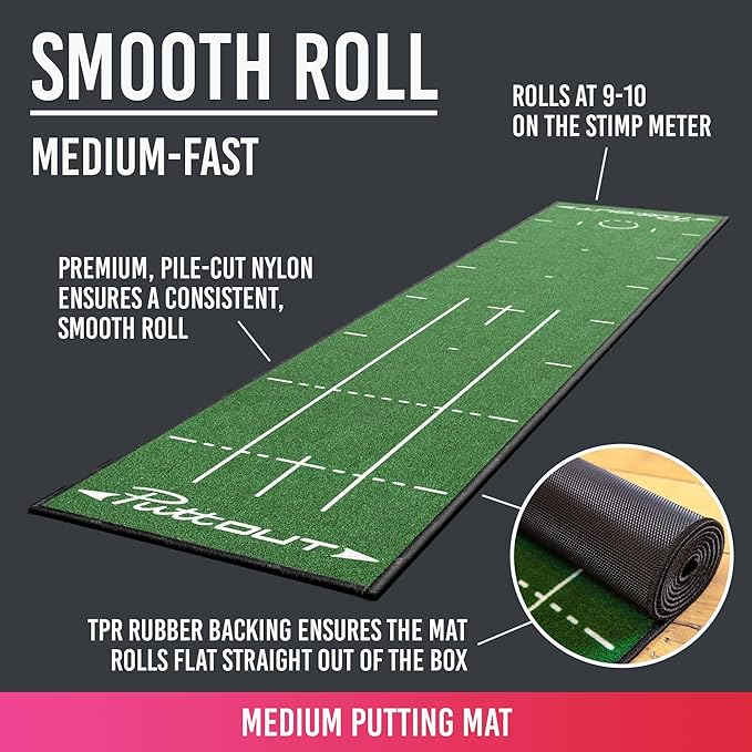 PuttOUT Pro Golf Putting Mat-StrideForce Fitness