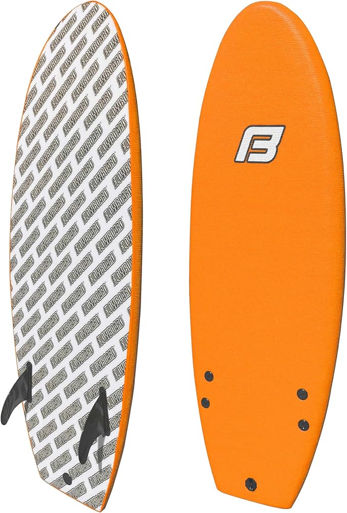 4'10" FUNBOARD Beginner Learning Softboard Surfboard Foam-StrideForce Fitness