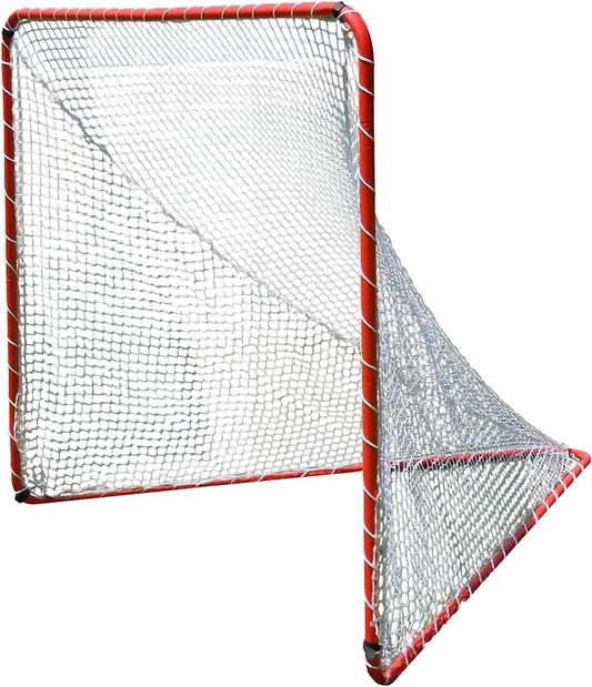 Trigon Sports Lacrosse Goal, 72” x 72” Portable Lacrosse Nets for Backyard, Steel Frame Lax Goal Hockey Soccer Training Equipment for Practice & Accuracy-StrideForce Fitness