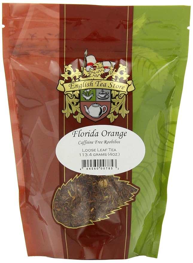 Florida Orange Rooibos Caffeine Free Tea - Loose Leaf - 4oz-StrideForce Fitness