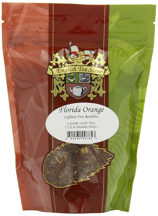 Florida Orange Rooibos Caffeine Free Tea - Loose Leaf - 4oz-StrideForce Fitness