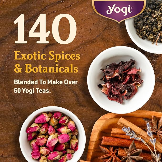 Yogi Tea DeTox Tea - 16 Tea Bags per Pack (4 Packs) - Organic Detox Tea for Digestive & Circulation Support - Includes Burdock, Dandelion, Ginger Root, Black Pepper, Cardamom & Juniper Berry-StrideForce Fitness