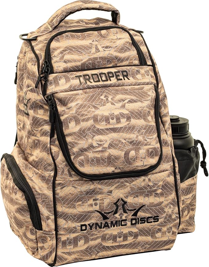 Dynamic Discs Trooper Disc Golf Bag | Large Frisbee Bags with 18+ Discs Capacity | Lightweight & Durable Backpack | Great Gifts or Disc Golf Accessories for Men | Ideal for Beginners & Pro Players-StrideForce Fitness