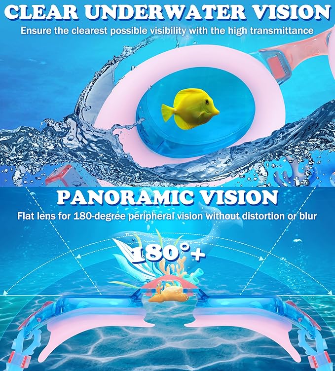 Aegend 2 Pack Kids Goggles, Swimming Goggles for Kids Age 4-16 Boys and Girls Youth, Anti-Fog Waterproof Anti-UV Pool Goggles-StrideForce Fitness