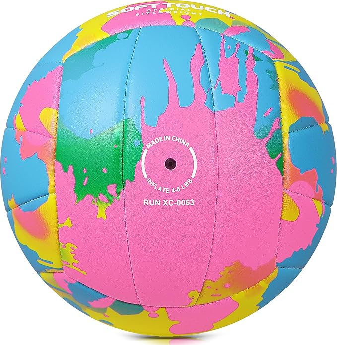 Beach Volleyball Official Size 5 Soft Waterproof Volleyball Sand Sports PU Ball for Indoor, Outdoor, Pool, Gym, Training-StrideForce Fitness