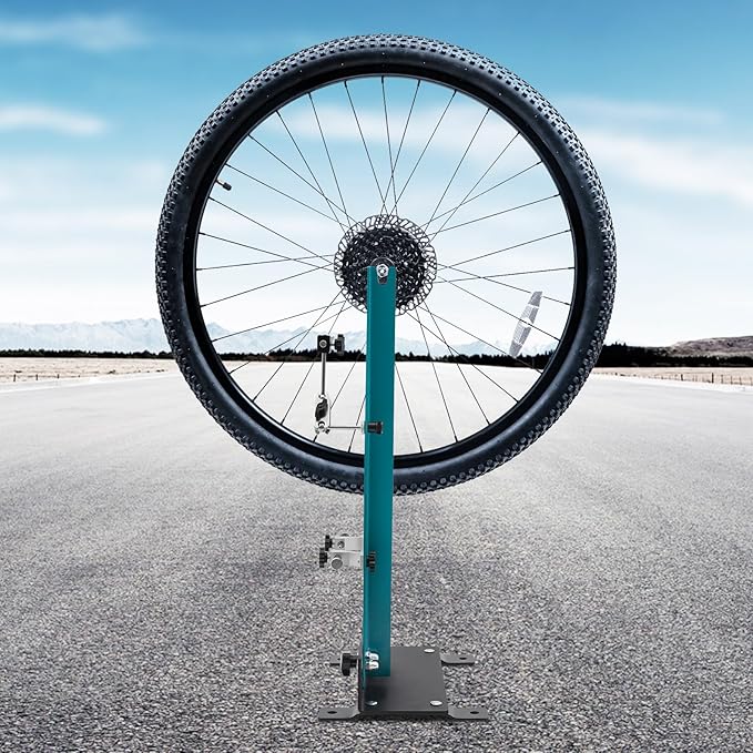 Wheel Truing Stand, 27.5-29inch Wheel Tire Truing Stand Tabletoptire Rims Repair Tool Professional Bicycle Wheels Maintenance Instrumentation for Children'S Bikes Folding Bikes Road Bikes-StrideForce Fitness