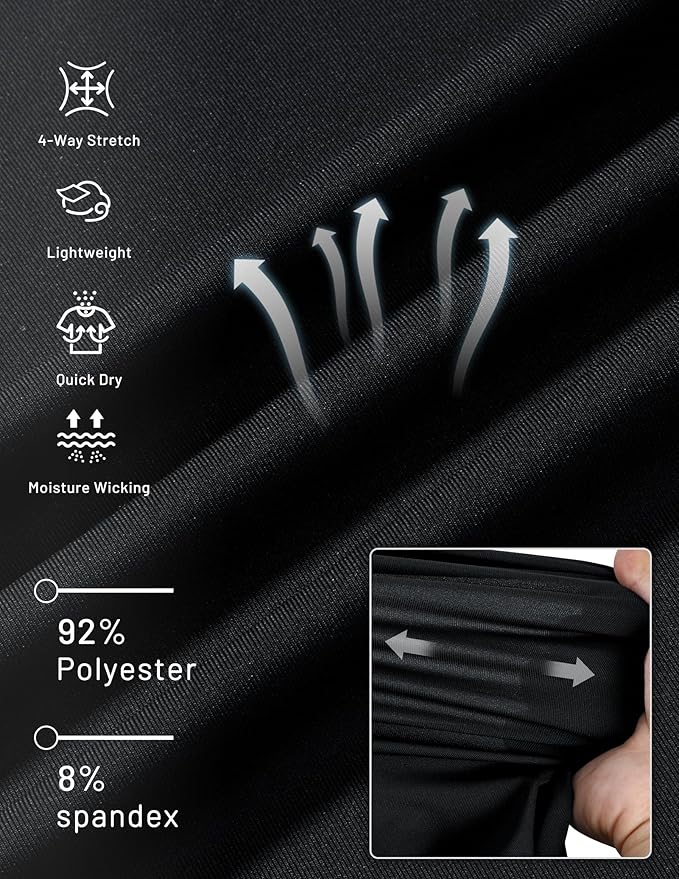 MIER Men's Dry Fit Workout T-Shirts Athletic Running Tee Short Sleeve Crew Neck Gym Tops, Polyester, Moisture Wicking-StrideForce Fitness