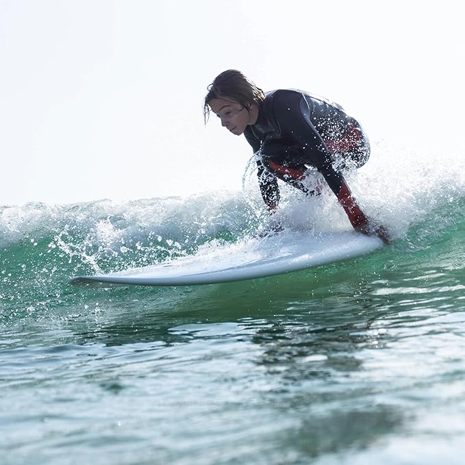 TAHE 7'2" Comet Tough-Tec Surfboard – Durable, Lightweight & Easy to Progress On | Stable, Forgiving Ride for Beginner to Intermediate Surfers | Made in France for Long-Lasting Performance-StrideForce Fitness