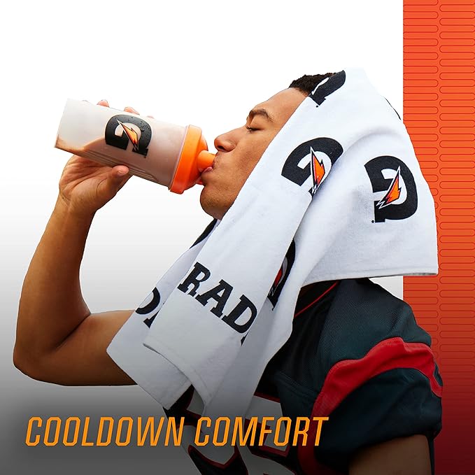 Gatorade Sideline Towel, White, 39 x 21"-StrideForce Fitness