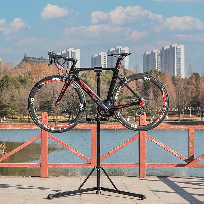 E-Bike Repair Stand (Max load 110lbs/50kg) - Bike Stand for Maintenance Workstand - Ebike Repair Stand Shop Home Mechanics for Mountain Bike and Road Bike (TB-WS51)-StrideForce Fitness