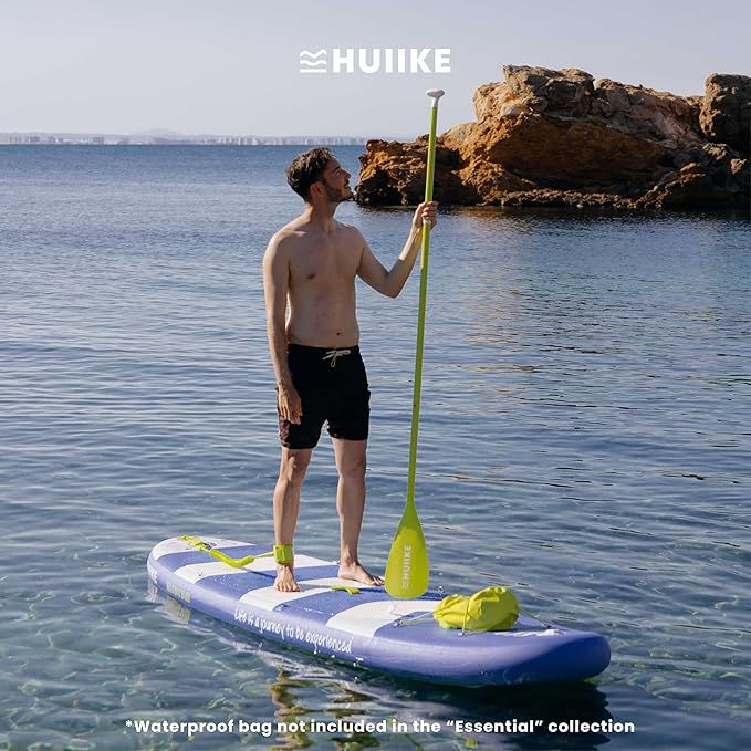 Inflatable Paddle Board for Adults with Accessories Included, Oar, Fins, Pump. Stand Up Paddleboard Great Stability and Resistance. 10’ x 33" x 5.9", Maximum Load 286 lb-StrideForce Fitness