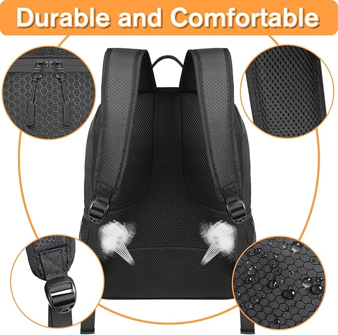 YOREPEK Soccer Backpack,Soccer Bag with Ball Holder, Water resistant Sport Equipment Bags Fit Basketball Volleyball Football-StrideForce Fitness