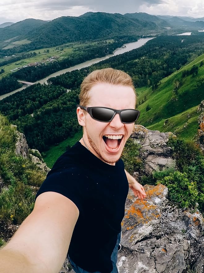 Frienda 6 Pack Polarized Sport Sunglasses for Men Multipack Fit over Glasses Pack Lot Set Men's Sport Fishing Eyeglasses-StrideForce Fitness