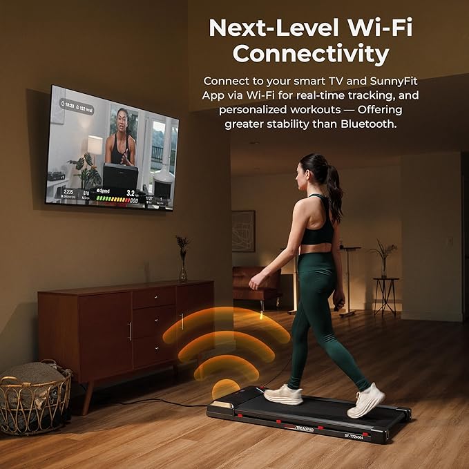 Sunny Health & Fitness Smart Wi-Fi Treadmills-StrideForce Fitness