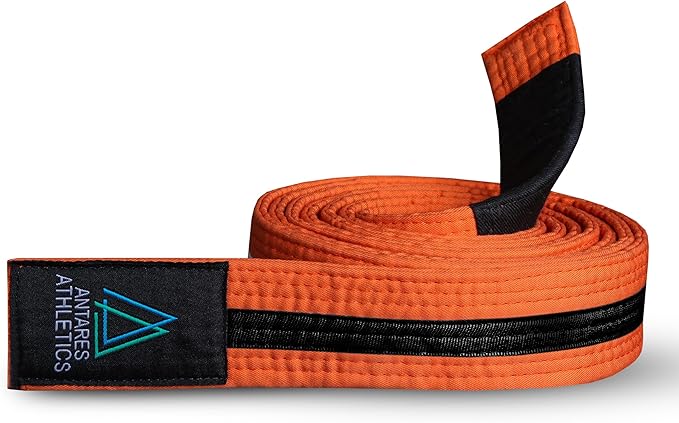 Brazilian Jiu Jitsu Belts Preshurunk Martial Arts Youth BJJ Belts for Girls & Boys with BJJ Ranking Stripes-StrideForce Fitness