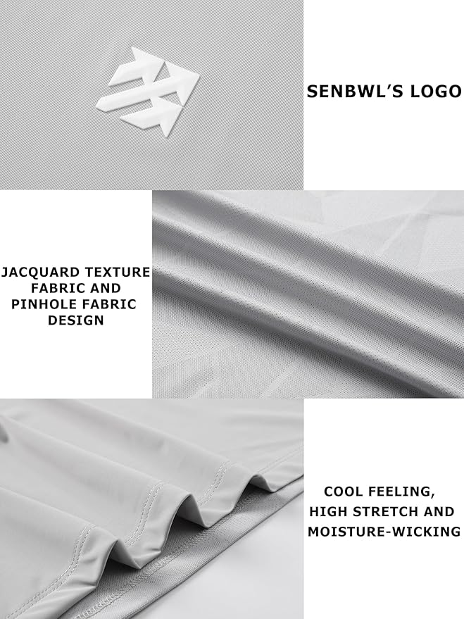 Mens Seamless Workout T-Shirts Lightweight Moisture Wicking Running Hiking Camping Tennis Pickleball Shirts for Men-StrideForce Fitness