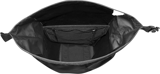 Ibera Panniers Bike Bags 30L (Pair) - Waterproof & with Quick Release/Clip-On System - Bike Saddle Bags For Rear Rack with Rain Cover & 19.8 lbs Capacity - Saddle Bag Bicycle Fits Most Racks (Black)-StrideForce Fitness