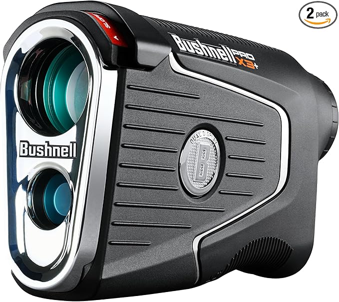 Bushnell Pro X3+ Golf Rangefinder with Wind Speed and Direction,1300 Yard Range,7X Magnification, Pin Locking with Visual Jolt-StrideForce Fitness