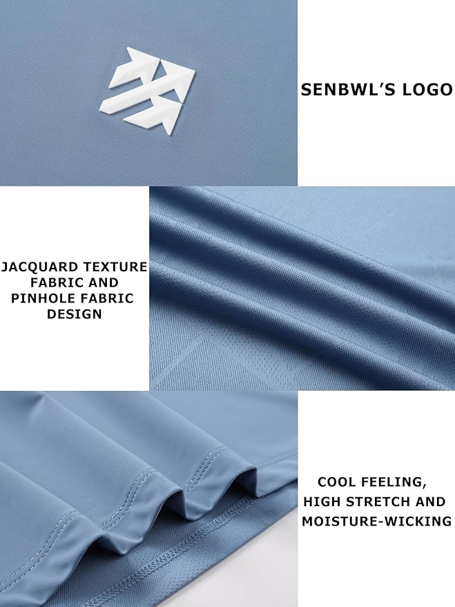 Mens Seamless Workout T-Shirts Lightweight Moisture Wicking Running Hiking Camping Tennis Pickleball Shirts for Men-StrideForce Fitness