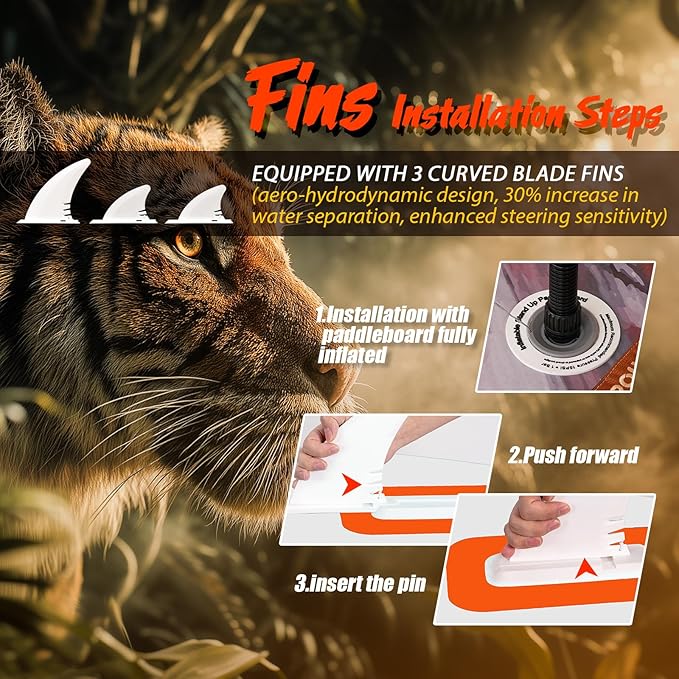 10’6/11’6 Inflatable Stand Up Paddle Board with Premium Paddleboards Accessories, Wide Stable Designed SUP Paddleboard for Adults & Youth.-StrideForce Fitness