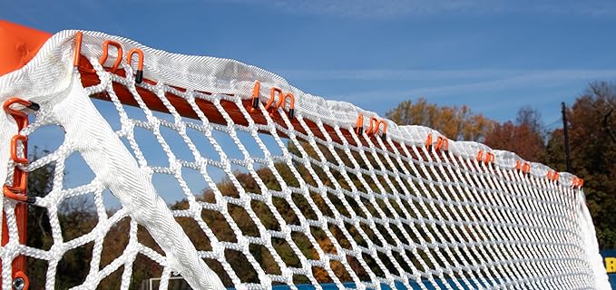 Velocity - Lacrosse Goal - Portable Steel Frame with Black Net, Perfect for Youth and Adult Training, Backyard Design-StrideForce Fitness