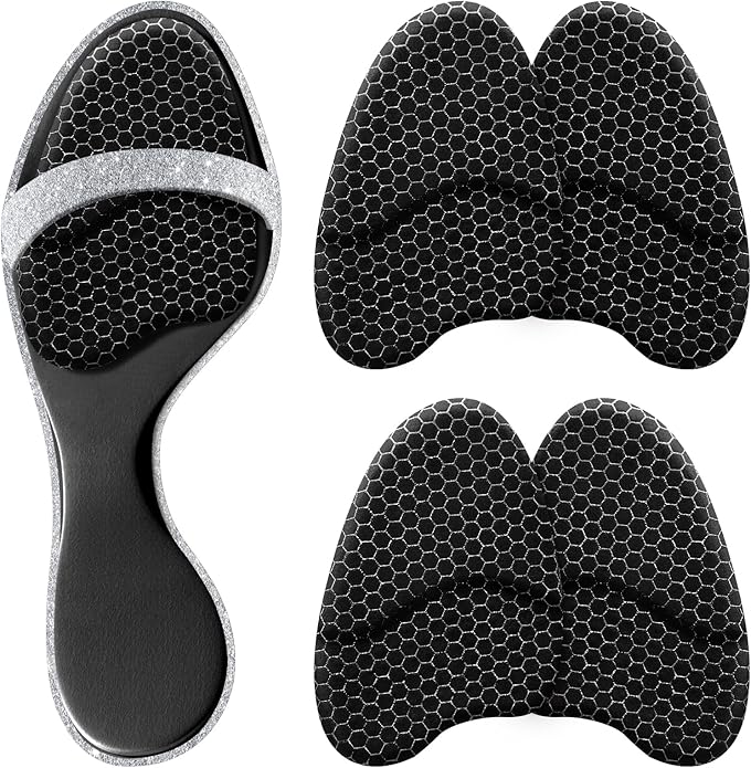Metatarsal Pads for Women, Ball of Foot Cushions, Heel Inserts, High Heel Comfort Pads (2 Pairs), Anti Slip, Invisible Design-StrideForce Fitness