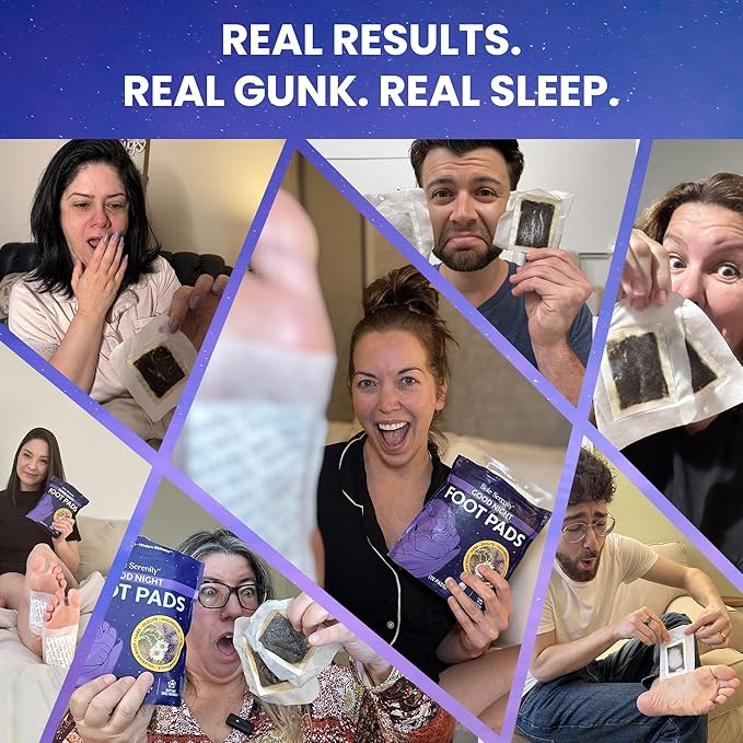 Sole Serenity Good Night Foot Pads, Foot Spa for Tired Feet (Good Night - 3 Pack)-StrideForce Fitness