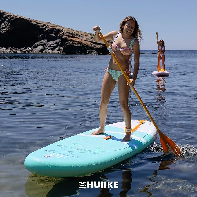 Inflatable Paddle Board for Adults with Accessories Included, Oar, Fins, Pump. Stand Up Paddleboard Great Stability and Resistance. 10’ x 33" x 5.9", Maximum Load 286 lb-StrideForce Fitness
