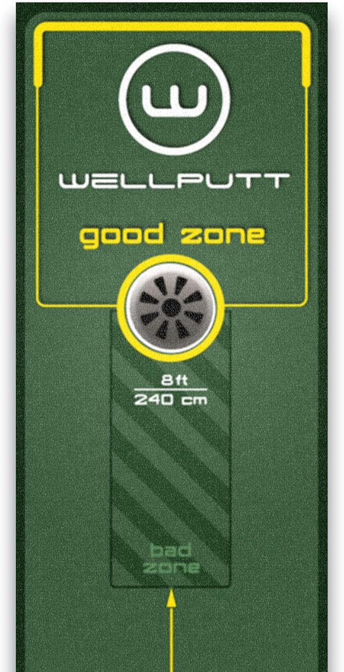 WELLPUTT - Golf Putting Training Mat - 10ft Start 2.0-StrideForce Fitness