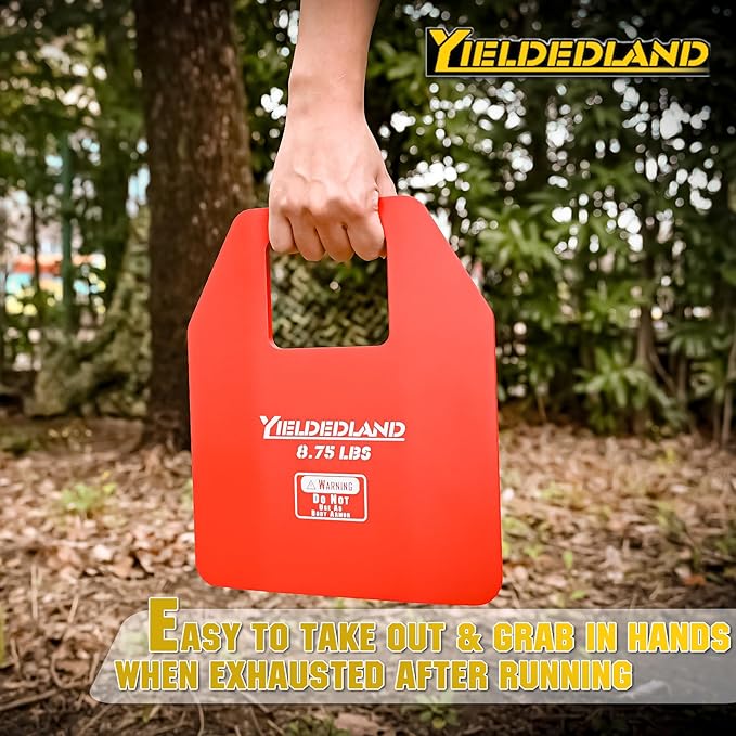 Curved Weight Vest Plates, 5.75/8.75lbs Pairs, Weighted Vest Men Woman, Strength and Endurance Training, Fitness Workouts, Running, Walking-StrideForce Fitness