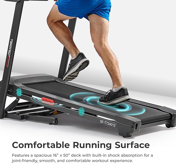 Sunny Health & Fitness Smart Wi-Fi Treadmills-StrideForce Fitness