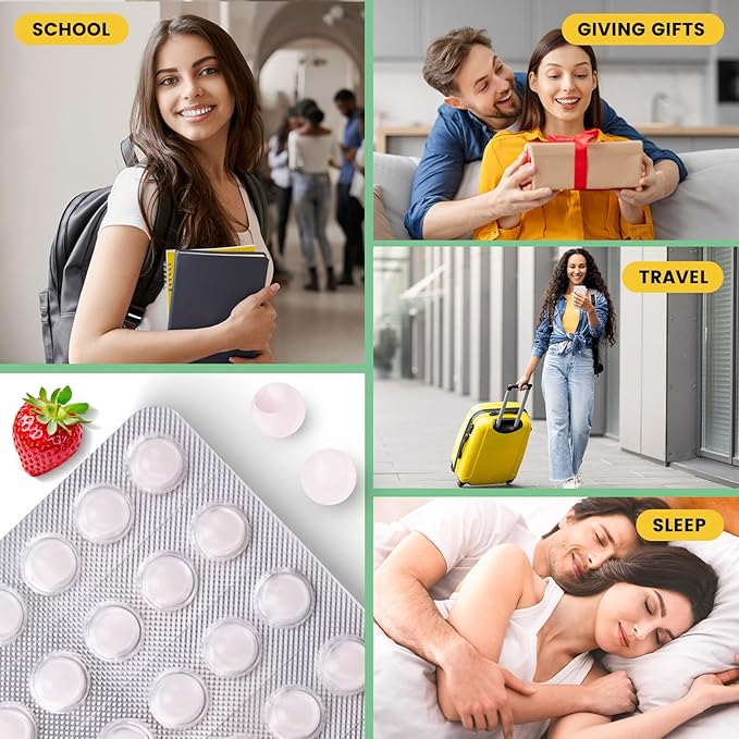 Orthodontic Wax for Braces Wax 120 Individual Hygienic Packaging Dental Wax Dots Strawberry