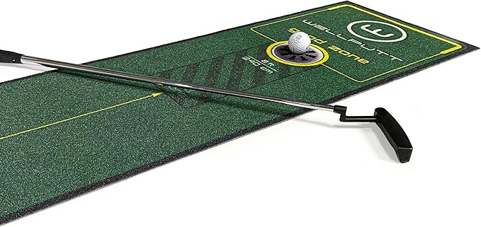 WELLPUTT - Golf Putting Training Mat - 10ft Start 2.0-StrideForce Fitness