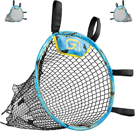 3-in-1 Soccer Training Rebounder & Goal Backstop Net - Soccer Goal for Volley, Passing, Solo Training - Outdoor Sports, Backyard Games-StrideForce Fitness