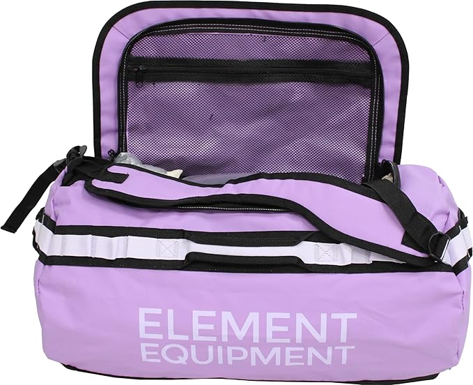 Element Equipment Trailhead Duffel Bag Shoulder Straps Waterproof Violet/Lavendar Large-StrideForce Fitness
