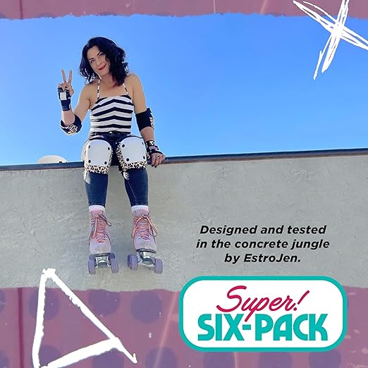 187 Killer Pads Six Pack Pad Set, Elbow Pads, Knee Pads, and Wrist Guards - Ideal for Skateboarding, Roller Skating, and Inline Skating-StrideForce Fitness