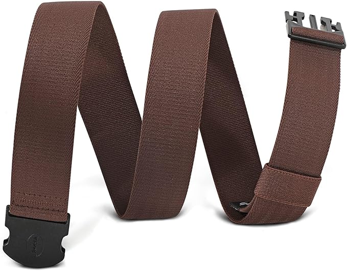 WHIPPY Mens Elastic Stretch Belt Unisex Adventure Web Belt for Women Men with Non-Metal Buckle Adjustable Belts-StrideForce Fitness