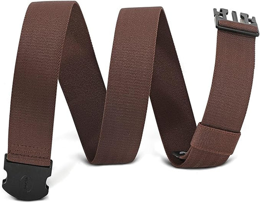 WHIPPY Mens Elastic Stretch Belt Unisex Adventure Web Belt for Women Men with Non-Metal Buckle Adjustable Belts-StrideForce Fitness