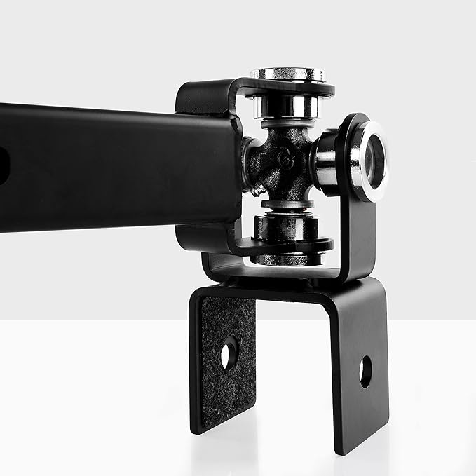 Upgraded Adjustable Jammer Arms, Lever Arms, Monolift Attachments Rated 600 LB Per Arm, Fits Racks at All Post Sizes and Hole Sizes, Pair-StrideForce Fitness