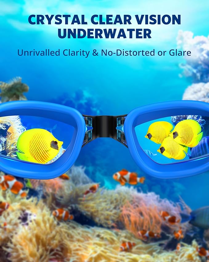 Aegend Swim Goggles, Swimming Goggles No Leaking Full Protection Adult Men Women Youth-StrideForce Fitness