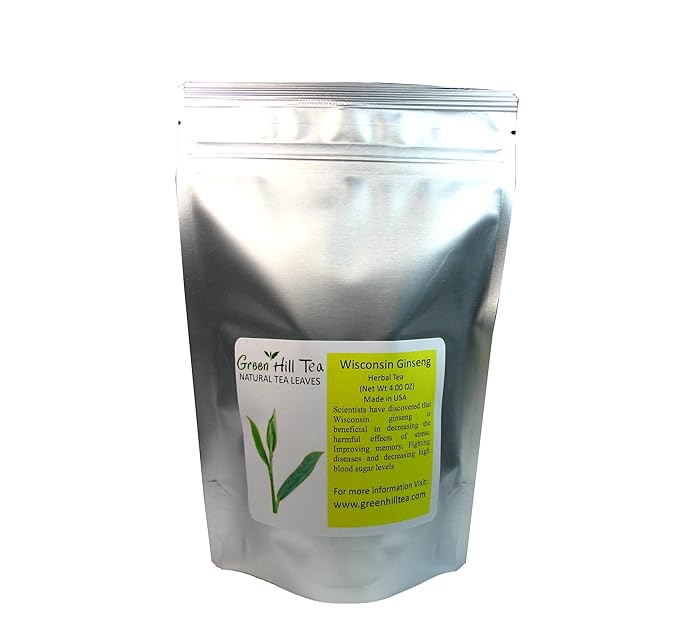 Genuine Wisconsin Ginseng Tea, A Refreshing Favourite beverage for Athletes – 4 Oz Bag-StrideForce Fitness