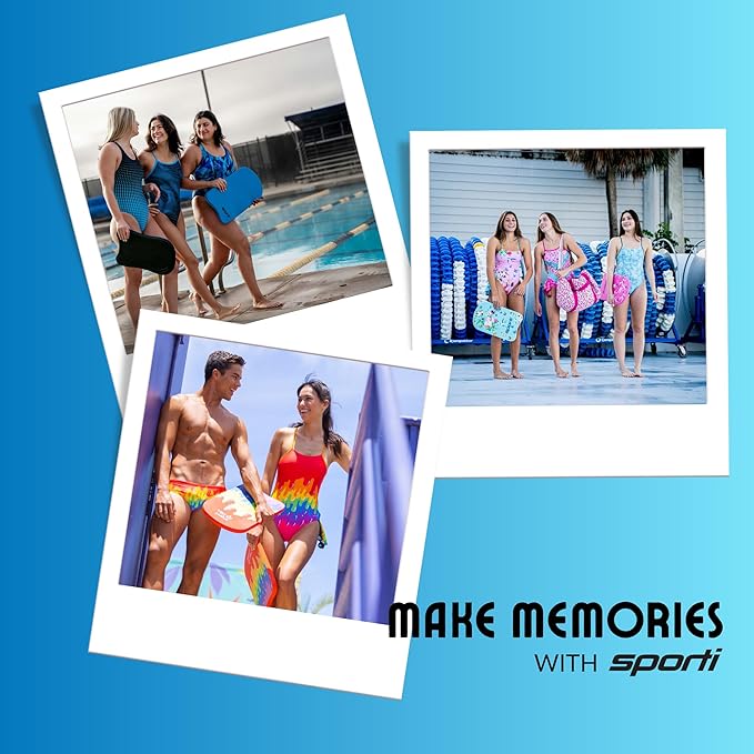 Sporti Adult Kickboard for Swim Training - Swimming Kickboard for Men Women, Water Board for Adult, Swimming Training Aid-StrideForce Fitness