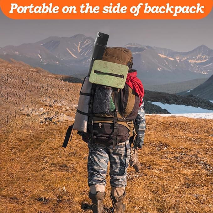 Deer Drag Sled Game Hauler Utility Snow Sled Deer Hunting Sled for Effortless Hauling of Ice Fishing Supplies, Firewood, Duck Hunting Gears, Fishing Equipment-StrideForce Fitness