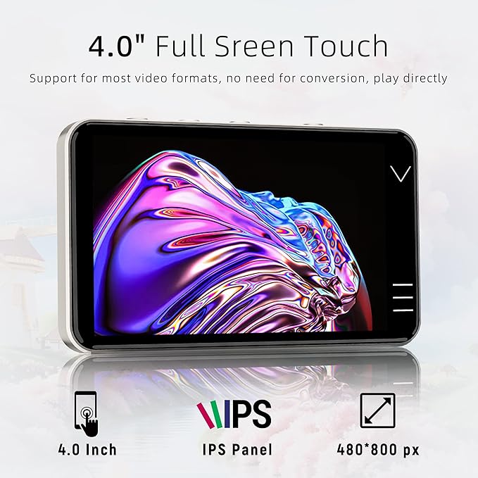 G7 MP3 Player with Bluetooth and WiFi- MP4 Player with Spotify and Camera, Android MP3 Player, Touchscreen 144GB MP4 Music Player with Speaker,Support YouTube, Audible-StrideForce Fitness