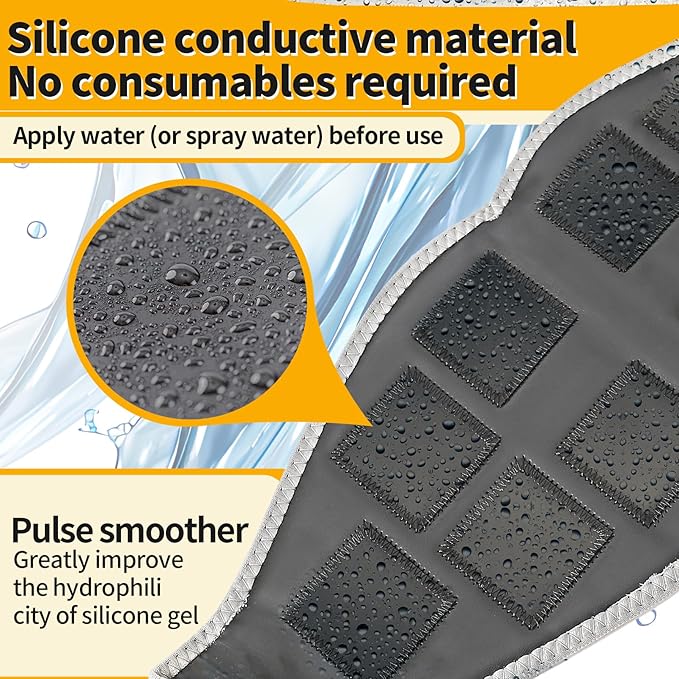 Electronic Muscle Stimulator, Abs Stimulator Muscle Toner for Abdomen/Arm/Leg, Strength Training Equipment for Men and Women-StrideForce Fitness