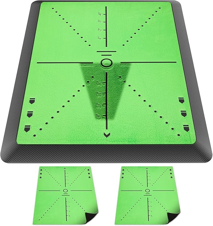 Golf Hitting Mat with Swing Path Tracer – Durable Golf Practice Mat for Indoor/Outdoor Use, Driving & Chipping Training – Golf Training Aid and Gift for Men & Women-StrideForce Fitness