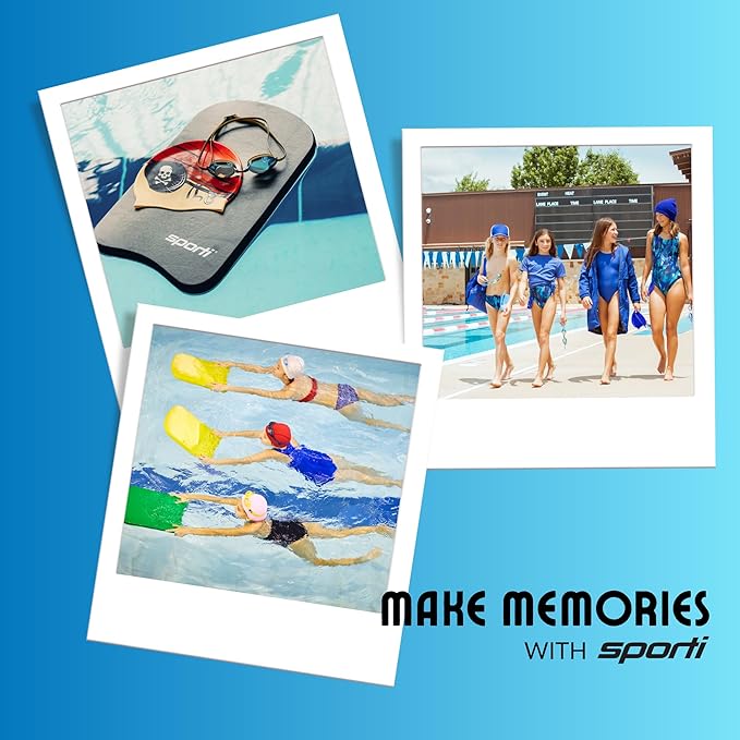 Sporti Kids Kickboard for Swim Training Lesson, Swimming Kickboard for Junior, Water Board for Kids, Swimming Training Aid-StrideForce Fitness