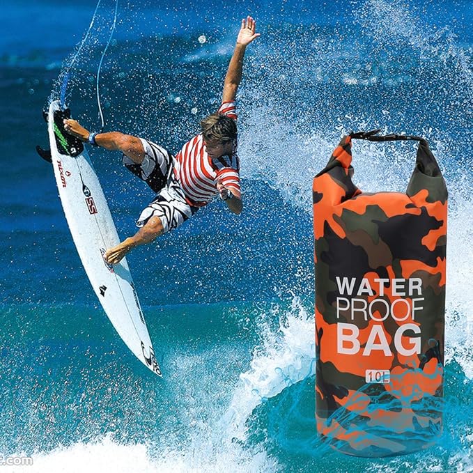 Waterproof Dry Bag 2L/5L/10L/15L/20L/30L, Roll Top Sack Keeps Gear Dry for Kayaking, Rafting, Boating, Swimming, Camping, Hiking, Beach, Fishing with Free Waterproof Phone Case-StrideForce Fitness